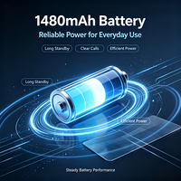 هاتف TIQ MINI Q5 4G بنظام أندرويد 11 قابل للطي، ذاكرة 3 جيجابايت + 32 جيجابايت، شريحة واحدة، يدعم GMS، شاشة لمس ولوحة مفاتيح، هاتف محمول بميزات خاصة لكبار السن