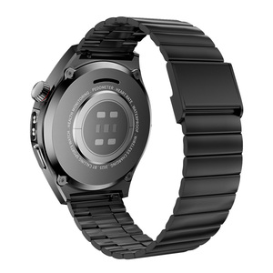 Montre connectée EDS SK45Pro, bracelet en acier noir, écran couleur HD 1,53 pouces, lampe torche puissante, suivi de la santé, appels Bluetooth - Product Image 4