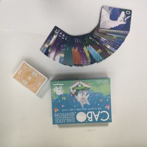 Créer une impression couleur avant et arrière Carte mémoire Valeurs du jeu Carte Deck Custom CAB with Box - Product Image 3