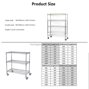 ओम अनुकूलन योग्य औद्योगिक एएसडी स्ड रील भंडारण कार्ट तार जाल ट्रॉली चार-पहिया चालक स्टेनलेस स्टील स्ट प्लांट - Product Image 4
