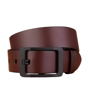 Comprar Fabricación de cinturones de cuero genuino personalizado al por mayor de moda para hombre Casual ajustable aleación hebilla cinturones de cuero Accesorios - Product Image 2