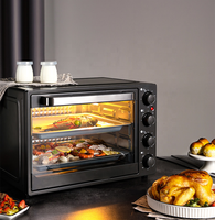 Prix de gros four d'une capacité de 25L four commercial portable pour hôtel restaurants ménage chauffage rapide
