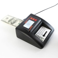Détecteur de billets de banque en dollars américains et en euros à approvisionnement direct transfrontalier avec détection infrarouge, tension 110-220V