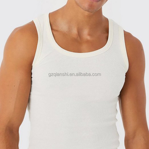 เสื้อกล้ามทรงสปอร์ตฮิปฮอปคุณภาพสูง ถักทออย่างดี เนื้อผ้าหนา ระบายอากาศได้ดี ทรงโอเวอร์ไซส์ ตัดเย็บแบบสี่เหลี่ยม สำหรับผู้ชาย ทรงเข้ารูป - Product Image 5