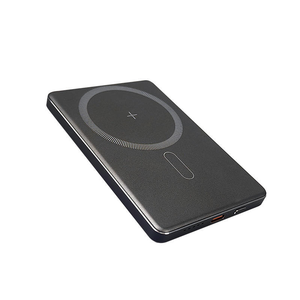 พาวเวอร์แบงค์แม่เหล็กไร้สายบางเฉียบ 8 มม. ความจุ 5000mAh รองรับการชาร์จเร็ว PD 20W และชาร์จไร้สาย 15W สำหรับอุปกรณ์มือถือ - Product Image 1