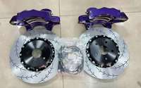 Kit Kaliper Rem Aluminium Besar 18Z Baru, Depan Enam Belakang Empat +1 Set Kaliper untuk AUDI VW