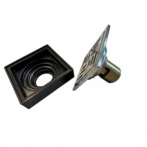 Desagüe de Piso Cuadrado de 4 Pulgadas, Filtro de Acero Inoxidable Anticorrosión, Cubierta de Desagüe para Baño, Diseño Moderno, Acabado Pulido - Product Image 5