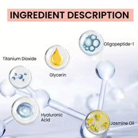 Fond de teint liquide 3 en 1 personnalisé en usine SPF30 multicolore longue durée lotion de maquillage anti-cernes complet végétalien mat sans cruauté