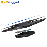 ONERugged P21A Pantalla Táctil Panorámica de 21.5'' PC Industrial Sin Ventilador Montable en Pared Computadora Todo en Uno con Funciones de Tableta Disponibles