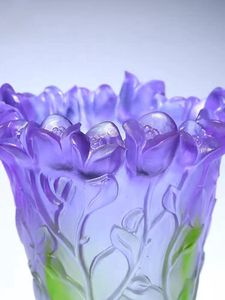 G185 Esmalte de colores <span class=keywords><strong>Ledoux</strong></span> jarrón moderno sala de estar entrada decoración del hogar regalo de inauguración para amigos - Product Image 6