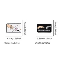Pin Logam Grosir Motif Kartun Souvenir Dewa Adam Bros Pin Lencana Kreatif Personalisasi Aksesoris Pakaian Pin Enamel