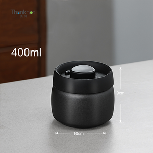 Thankhot Direct Factory Sale Stainless Steel <strong>Coffee</strong> and Tea Container Circular Food Preservation <strong>Storage</strong> <strong>Jar</strong> - Product Image 5
