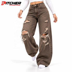 Fournisseur en gros de jeans en denim pour femmes, denim en coton pour les détaillants de mode internationaux, approvisionnement en marque privée - Product Image 4