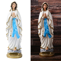 Cadeau de mariage religieux, décoration de bureau de Noël, statue de la Vierge Marie en résine catholique, figurine artisanale