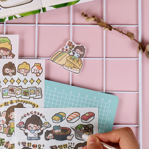 สติกเกอร์การ์ตูนออกแบบได้ตามต้องการเคลือบเงาแบบ DIY สำหรับตกแต่งท่องเที่ยวสำหรับผู้หญิง - Product Image 3