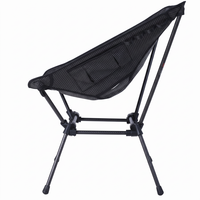 Chaise de camping pliante ultralégère en fibre de carbone à cadre carré, 1,04 kg, capacité 150 kg, portable pour la plage, la pêche et les voyages