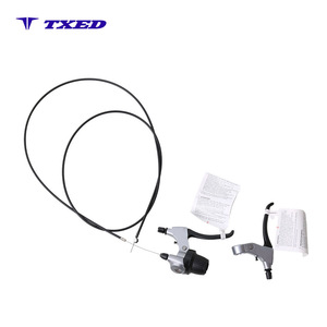 Levier de vitesses intégré avec levier de frein rotatif pour vélo de montagne/vélo de ville en alliage d'aluminium à 7 vitesses - Product Image 1