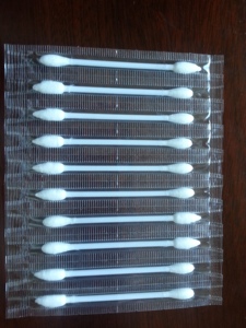 Siêu Tốc Độ Gấp Đôi Đầu Bông Tăm Bông Làm Và Đóng Gói Dòng Máy - Product Image 3