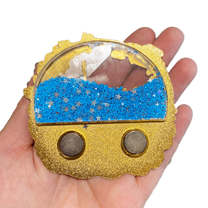 Пользовательские высеченные полупрозрачные Металлические Магнитные наклейки рекламные магниты на холодильник с изображением достопримечательностей стран - Product Image 2