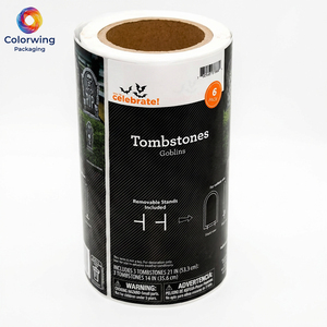 Étiquettes autocollantes résistantes à l'humidité, enroulables, brillantes, en BOPP, flexographiques, pour décorations d'Halloween - Product Image 4
