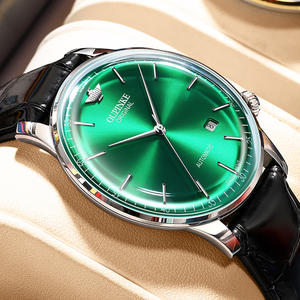 Montre Oupinke 3269, qualité artisanale, étanche, style simple, mouvement <span class=keywords><strong>import</strong></span>é, cuir d'affaires, montre unique - Product Image 2