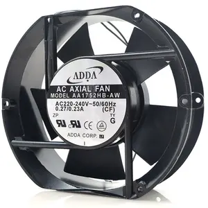ADDA AA1752HB-AW 220V AC 0.27A 17CM 17251 172x150x51mm 3200RPM 187CFM Cabinet Welding Machine Axial Cooling Fan
