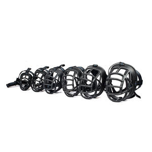 Muselière pour chien à compression réglable anti-morsure à mâcher et à aboyer panier souple en silicone nylon et néoprène muselière réglable pour chien - Product Image 2