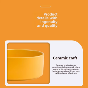 Disesuaikan warna ukuran Logo tahan lama kustom air persediaan makanan hewan peliharaan anjing mangkuk keramik dengan kayu berdiri Dispenser - Product Image 4