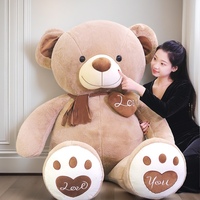 Ours en Peluche Lesté Tendance CE/ASTM 2025, Grande Taille, Styles Marron Violet Rose, Jouets Animaux Personnalisés, Oreiller de Relaxation Anti-Stress