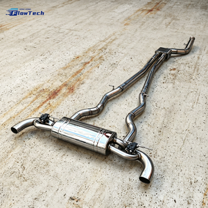 ระบบท่อไอเสียแบบ Cat-Back สแตนเลสสตีลไหลเวียนสูง พร้อมวาล์วควบคุมในตัว สำหรับ BMW 840i G16 B58 3.0T - Product Image 6