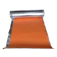 Nouvelle Offre : Sous-couche Moderne Anti-humidité Écologique Orange IXPE Perforée en Feuille d'Aluminium Finition Mate pour Salle de Bain d'Hôtel