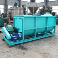 Machine à mélanger horizontale à ruban pour engrais en poudre NPK