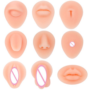 Lingchee <span class=keywords><strong>Piercing</strong></span> para el cuerpo Oreja <span class=keywords><strong>Boca</strong></span> Ombligo Lengua Silicona Nariz Molde Práctica Piel <span class=keywords><strong>Piercing</strong></span> Modelo Silicona Oreja Modelo Exhibición de joyería - Product Image 1