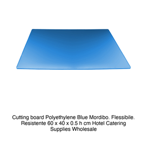 Planche à découper en polyéthylène bleue 60 × 40 × 0,5 h cm, souple, flexible, durable - Product Image 2