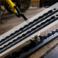 Système de fixation L-Track en aluminium léger, compatible avec les fixations à goujons simples et doubles, accessoires de contrôle de cargaison pour camions et remorques