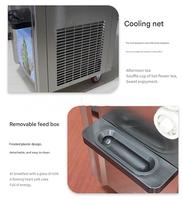 Machine à cornets de crème glacée automatique, appareil à gaufres commerciales rotatif
