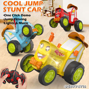 Juguetes Novedades 2026 Salto Radio Control Eléctrico <span class=keywords><strong>Fancy</strong></span> <span class=keywords><strong>Stunt</strong></span> Toys <span class=keywords><strong>Rc</strong></span> Car Hecho en China Con luz intermitente y sonido para niños - Product Image 2