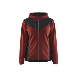 BLAKLADER - 594125365999L Chaqueta de punto para mujer Softshell con capucha Burned Red/Black - EAN 7330509799130 WORK JACKETS - Product Image 1