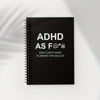 Agenda quotidien amusant 2026 pour adultes neurodivergents atteints de TDAH - Planificateur de productivité et gestion des tâches