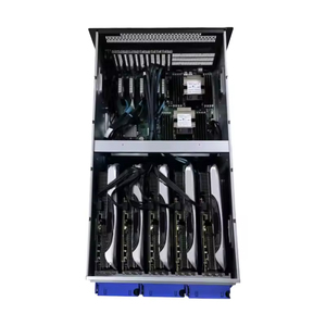 9U 10 GPU Ai Server พร้อม GPU เคส6262สีทองคู่สำหรับ RTX 4090-Stock - Product Image 1