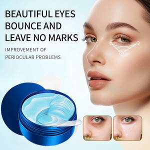 Masque pour les yeux au collagène bleu 80g 60 patchs Anti-rides Hydratant Raffermissant Éclaircissant Pour les yeux - Product Image 1