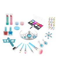 Ensemble de cosmétiques Non toxiques pour filles, Kit de maquillage lavable pour enfants