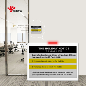 תצוגת EPD אלקטרונית גדולה של Minew בגודל 11.6 אינץ', תלת-צבעית, מסוג BWR, מודול נייר אלקטרוני, תווית דיגיטלית עם בלוטות' לתגית שם/דלת. - Product Image 2