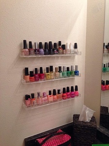 Giá Sơn Móng Tay Gắn Tường Kệ <span class=keywords><strong>Acrylic</strong></span> Trong Suốt - Product Image 6