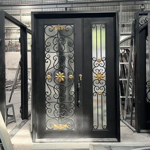 Meilleur Prix Sécurité Européenne <span class=keywords><strong>Entrée</strong></span> Unique Belle <span class=keywords><strong>Porte</strong></span> Portes en Fer <span class=keywords><strong>Entrée</strong></span> Fenêtre en Fer Forgé - Product Image 4