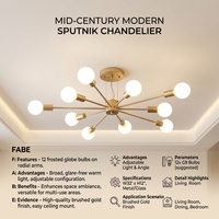 Plafonnier moderne simple de style nordique pour chambre à coucher, bureau, design créatif en fer forgé, base en métal pour restaurant, salon