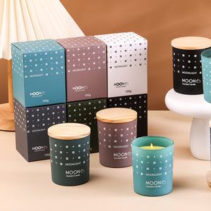 Vela aromática de soja hecha a mano de 100g, sin humo, con aceites esenciales, elimina olores para interiores. - Product Image 1