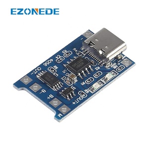 TP4056 Tipo-C USB 5V 1A 18650 Módulo de cargador de batería de litio de protección dual Placa de carga con circuitos integrados - Product Image 3