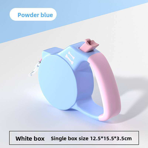Pink Blue Macaron Color Retractable <b>Dog</b> Leash Automatic Pet Walking Lead for Puppy - Product Image 1