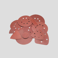 Papier abrasif floqué personnalisé à dos auto-agrippant pour le travail du bois, le meulage du métal, les accessoires de machine à poncer et les pierres à poncer